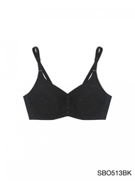 Sabina เสื้อชั้นใน Invisible Wire (ไม่มีโครง) รุ่น Function Bra รหัส SBO513 สีดำ