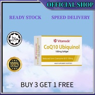 （Brand Dealer）Vitamode Coenzyme Q10 Ubiquinol 100mg, Antioxidant Supplement for Heart & Cellular Pro