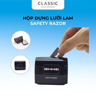 Used razor blade case