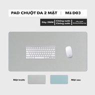 Large PU Leather Table Mat 70x140cm, 60x120, 50x100cm - 90% like genuine leather - Waterproof - Anti