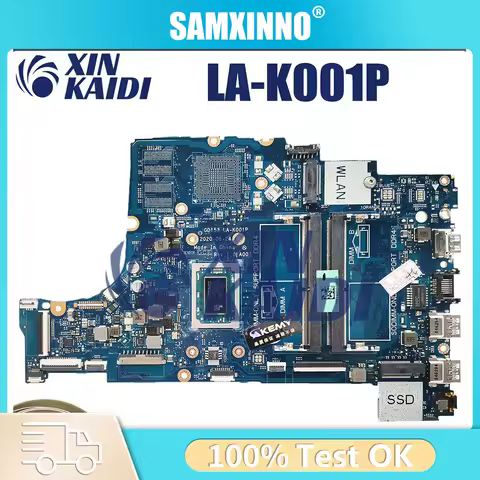 For Dell Chromebook 3100 Motherboard EDB10 LA-G851P N4020 RAM 02VPK7 09X2G7 0MW26R Inspiron Vostro 3
