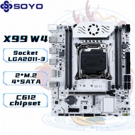 SOYO X99 Motherboard DDR4 LGA2011-3 with M slot 2 Supports C612 Chipset Dual channel DDR4 SATA 3.0 W