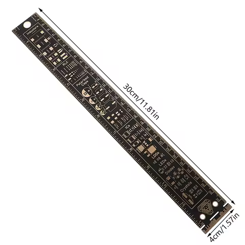 1PC 30cm NVIDIA Faith Ruler II Multifunctional PCB Ruler Drawing Ruler Engineering Ruler PCB Enginee