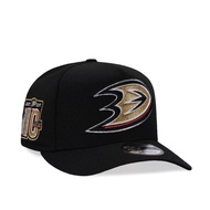 NEW ERA ANAHEIM DUCKS 10TH ANNIVERSARY BLACK PRIME EDITION 9FIFTY A FRAME SNAPBACK HAT