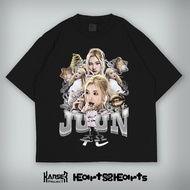 Boxy Oversize JUUN HEARTS2HEARTS STYLE Series Tee