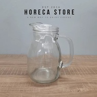 500ml Glass Pitcher with Plastic Lid - Glass water jug