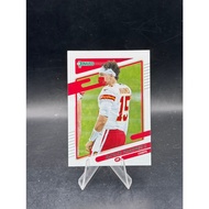 Patrick Mahomes II 2021 Panini Donruss "Base Card" (Mask Variant) 116-Kansas City Chiefs