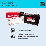 Tuflong Hitachi NX120-7 | NX120-7L | 125D31R | 125D31L | N70Z | N70ZL battery bateri Hilux Hiace Tri