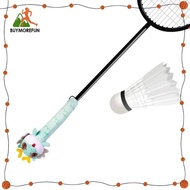 [Buymorefun] Badminton Racket Badminton Tennis Grip, Cartoon Dragon Doll Racquet Sleeve Non Slip Racket Handle Grip