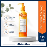 VETWISH Omega-3 Fish Oil for Dogs & Cats | Peruvian Anchovy Antarctic Krill Oil Skin Coat Support 22