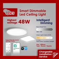 DFS LED SMART CEILING LIGHT 500MM 48W  STEPLESS DIMMING 3000K-6000K WITH ROMOTE MODERN DESIGN CEILIN