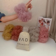 Scrunchie Cepol Ikat Rambut Wanita Bahan Soft Tille Tulle Premium Ukuran Sedang Anti Pusing Vad Scru