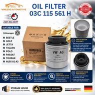 VOLKSWAGEN (03C 115 561 H) BEETLE/ PASSAT/ GOLF/ JETTA/ TIGUAN/ POLO/ AUDI A1/ A3 OIL FILTER