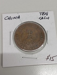 中國 民國開國紀念幣 十文銅幣