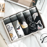 Men Underwear Teen Boxer Briefs Cartoon High School College Students Cartoon Trendy Boxer Briefs2025