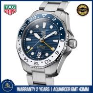 Tag Heuer Original Aquaracer Professional 300 GMT Automatic Watches Blue White Bazel 43MM WBP2010.BA