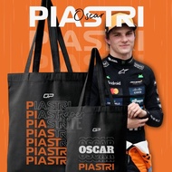 F1 Merch Totebag Piastri Canvas Premium Bag