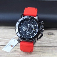 LEOPARD 8031 jam tangan original pria tali karet tahan air chrono variasi jam formal