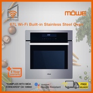 [Local Seller] Mowe MW670S Smarthome, Wifi Built-in Stainless Steel Oven, Set timer for programmed cooking , alert notification when food iss Oven, Set timer for programmed cooking , alert notification when food is cooked, by Aerogaz