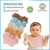 Girl Bib Waterproof Bib Baby Bib Baby Girl Baby Washcloth Bib Baby Boy Baby Cotton Bib Princess Bibs