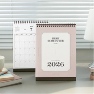 [ICONIC] 2026 Desk Calendar / Table Calendar / Scheduler / 2025.11 - 2026.01