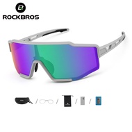 ROCKBROS Cycling Glasses Men Women Polarized Glasses Photochromic Sunglasses Built-in Myopia Frame Sports Glasses Cycling Goggle