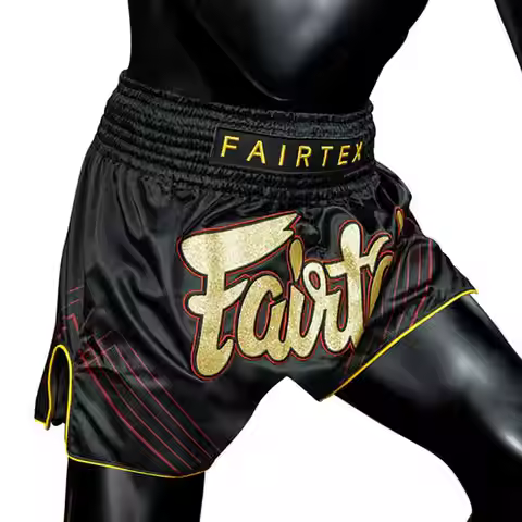 Fairtex-Muay Thai Shorts 100% Polyester Comfort Stretch Waistband Sublimation Print MMA Boxing Train