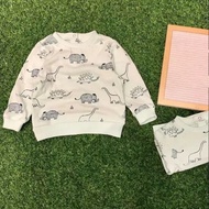 Genuine surplus green dinosaur CottonOn shirt for babies