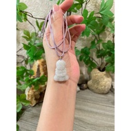 Jade jade jade Buddha face necklace