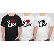 PLAY CDG T-Shirt Screen Printed New PLAY