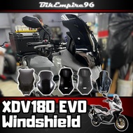 XDV180 Evo Windshield Windscreen Fairing Deflector Maximum Coverage Maintaining Sleek and Stylish De