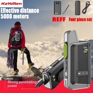 KaYoTom Two-way walkie talkie Portable Bidirectional Radio UHF Transceiver Kit (NTC approved model) 