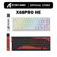 ATTACK SHARK X68 PRO HE Wireless Rapid Trigger Gaming Keyboard 8K Polling Rate Hot-Swap RGB Backlit