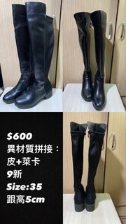 內有10雙鞋！Converse/Vans/gracegift/小Ck 膝上靴 膝下靴 低筒 馬丁靴 高筒靴 高跟涼鞋 尖頭 方頭 牛津鞋 樂福鞋 平底 中跟 帆布鞋 滑板鞋