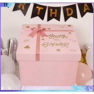 kotak hadiah besar kotak hadiah Birthday gift surprise big box empty box to give to girlfriend pink 