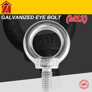 L MALL Galvanized Eye Bolt M12,M16,M20