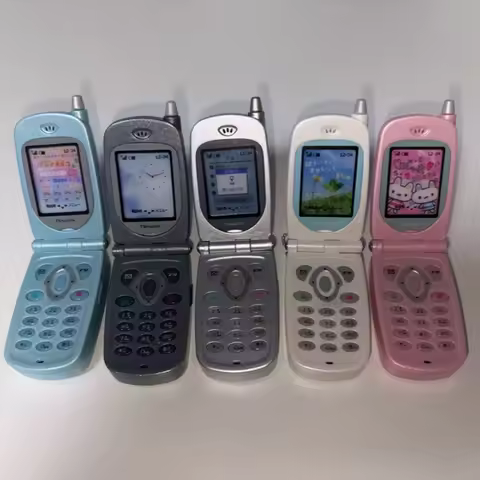 Toys Spirits Mini Flip Phone Recorder Plus Version Recording And Playback Cell Phone Mascot Retro Ga