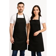 Waterproof kitchen apron - black waterproof cooking apron