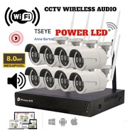NVR KIT 8CH WIRELESS CAMERA PACKAGECCTV 8 CHANNEL 8MP