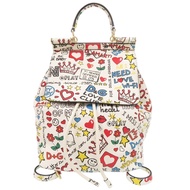 Dolce & Gabbana Sicily 白色顏色雙肩包/日用包 白色 0432 [二手] DOLCE&GABBANA