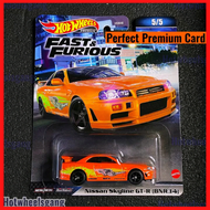 Hot Wheel Nissan Skyline GTR R34 2023 Fast and Furious Premium Supra Painting Collection Series JDM