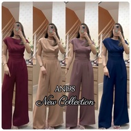 Long-Legged Jumpsuit With Flared Legs An224