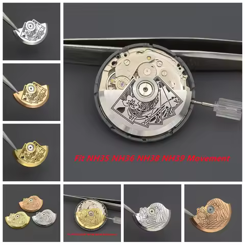 2025 New Watch Oscillating Weight Modified Rotors Fit Japan NH35 NH36 NH38 4R 6R 7S Automatic Moveme