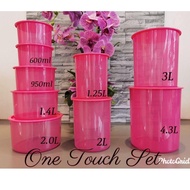 TUPPERWARE ONE TOUCH PINK 4.3L