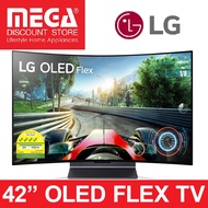 LG 42LX3QPSA 42" OLED FLEX CURVED SMART TV + FREE $100 GROCERY VOUCHER