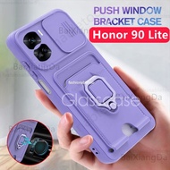 Casing For Honor 90 Lite 90Lite Honor90 Honor90Lite 5G 2023 Phone Case Metal Armor Ring Bracket Sten