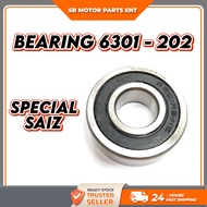 6301 - 202 BEARING SPECIAL SIZE MODIFY Y125Z TO Y15 Y15ZR (1PC) 15X37X12 6301-202 modi 125Z TO YSUKU