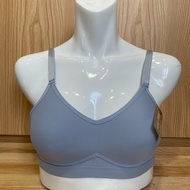 Wireless bra, big size Thai women's bra A26 with thin foam, b cup, breast lift, anti-sagging size la