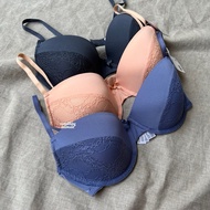 [Bundle Contents 3] The C&A DEMI Front Lace Tshirt Basic Lacey Bra Imported Bh Bundle Package 34B 36