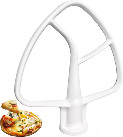 Replacement K45B Coated Flat Beater for Kitchenaid Stand Mixer, Compatible with 4.5 QT Tilt-Head Sta